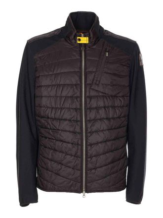 Parajumpers Black Jayden Jacket With Frotnal Zip Closure