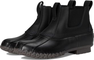 L.L.Bean Mens Bean Boot 6.5 Chelsea Snow, Black/Warm Grey Opaque, 9 UK