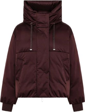 Duno Jassen, Dames, Rood, XS, Wol, Giada Mestre Puffer Jacket