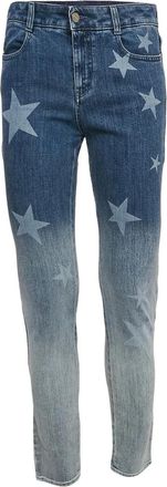 Stella McCartney Jeans con stampa - Blu