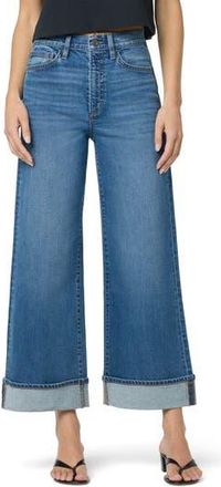 Joe's Cuffed High Waist Ankle Wide Leg Jeans in Noriker at Nordstrom Rack, Size 25