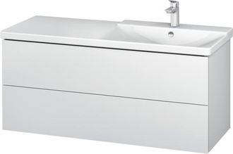 Duravit Duravit L-cube M&oacute;dulo Mural 1220mm De Ancho, Profundidad 481, 2 Cajones, Apto Para P3 Comfort Art&iacute;culo 233412, Lavabo A La Derecha, Color: Decoraci&oacute;n 