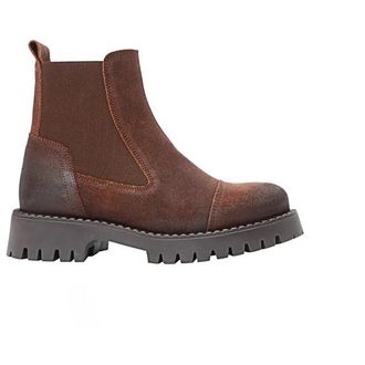 Ten Points Penny Chelsea Suede Boots Freizeitstiefel f&uuml;r Damen | braun