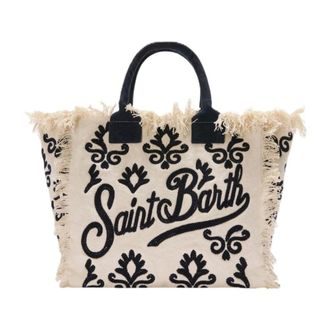MC2 Saint Barth Tote Bags, female, Beige, Size: ONE SIZE Vanity Shoulder Bag