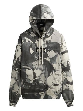 Kith x Marvel vs. Felpa Capcom con stampa - Grigio