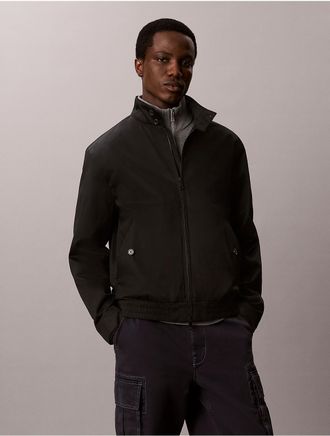Calvin Klein Mens Cotton Nylon Jacket - Black - 2XL