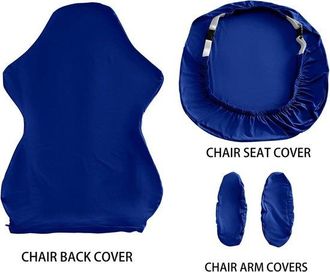 OEM Funda El&aacute;stica Para Silla Gaming, Funda El&aacute;stica De Poli&eacute;ster Para Silla, Extra&iacute;ble Y Lavable, Sillas De Ordenador, Sillas, Color Azul
