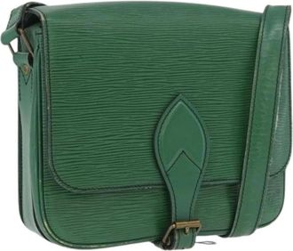 Louis Vuitton Pre-owned Schoudertas - Dames - Vintage Schoudertas - Groen - ONE Size - Leer - Vintage