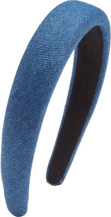 Chelsea28 Padded Denim Headband in Blue at Nordstrom