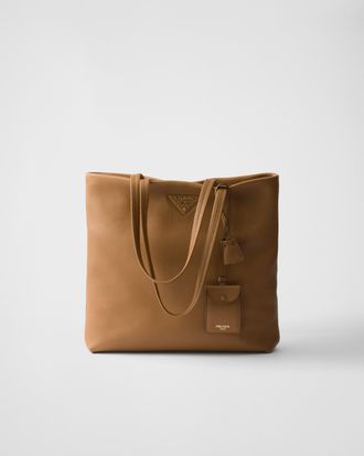 Prada Large leather tote bag