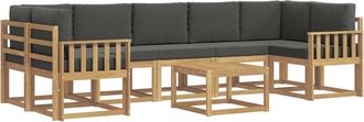 vidaXL Conjunto De Sof&aacute;s De Exterior 6 Uds. Vidaxl