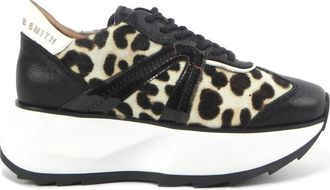 Alexander Smith Gevlekte kanten schoenen - Dames - Veterschoenen - Zwart - 40 EU - Schoenen