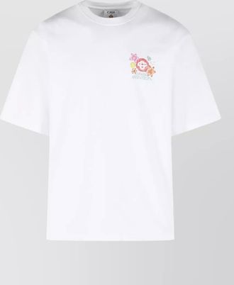 Casablanca cotton printed t-shirt