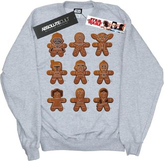 Star Wars Heren Kerstmis Peperkoek Sweatshirt (Sportgrijs)