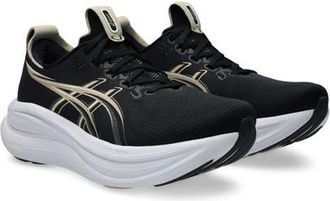 Asics GEL-NIMBUS 28 Running Shoe in Black/feather Grey at Nordstrom, Size 11.5