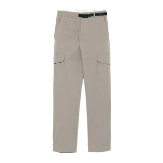 White Sand Cargo stijl elastische lichtgrijze broek - Heren - Slim Fit Broeken - Grijs - S - Broeken