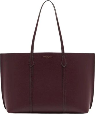 Tory Burch Perry Tote - Dames - Shoppers - Bruin - ONE Size - Katoen - Tassen