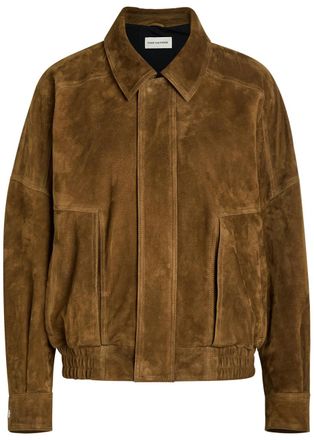 Nour Hammour Dalma Suede Jacket - Dark Brown - S (UK8-10 / S)