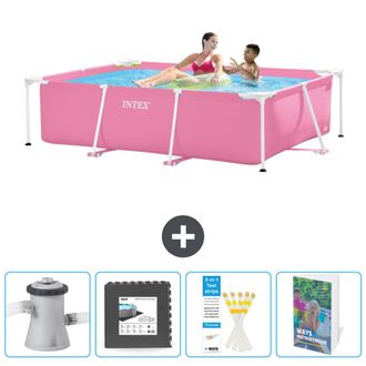 Intex Piscina Con Estructura Rectangular - 220x150x60 Cm - 7-piezas Scb131