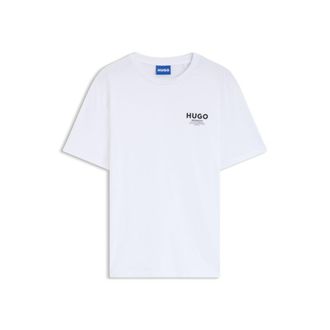 HUGO BOSS Regular-fit cotton T-shirt with logo print