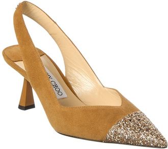 Jimmy Choo London Liya 65 Suede Slingback Pump