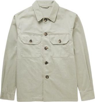 Doppiaa Giacca-camicia con bottoni - Verde