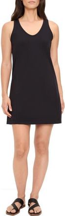 Michael Stars Camilla Cotton Tank Dress in Black at Nordstrom, Size X-Small