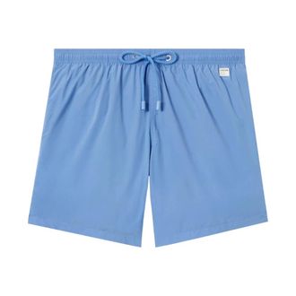 MC2 Saint Barth Beachwear, male, Blue, Size: XL Lighting Pantone Swim Shorts