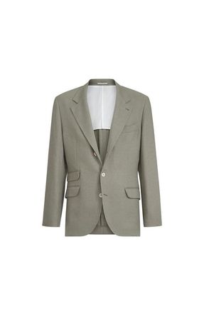 Brunello Cucinelli Hopsack deconstructed blazer in Khaki at Nordstrom, Size 58 It