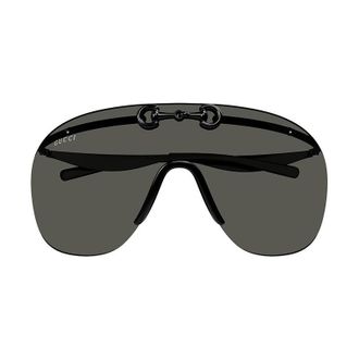 Gucci GG1656S001 Shield Rimless Sunglasses - Black