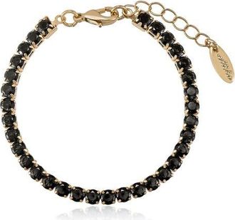 Ettika Giselle Sparkle Bracelet in Black at Nordstrom