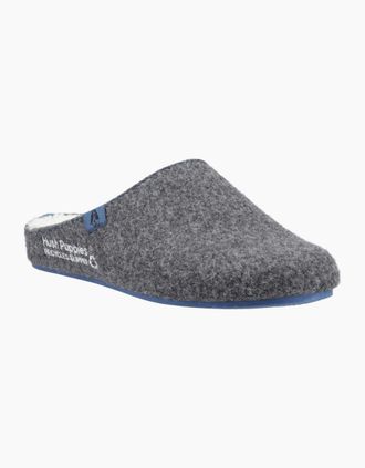 Hush Puppies Mens The Good Slipper Mens Slippers - Grey - Size: 10