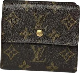 Louis Vuitton Pre-owned Wallets, female, Brown, Size: ONE SIZE Pre-owned Leather Wallet