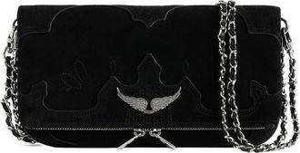 Zadig&Voltaire Rock Western Leather Crossbody Bag in Black at Nordstrom