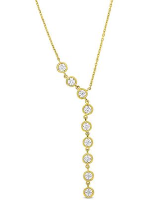 Rina Limor 10K 0.40 Ct. Tw. Diamond Lariat Necklace