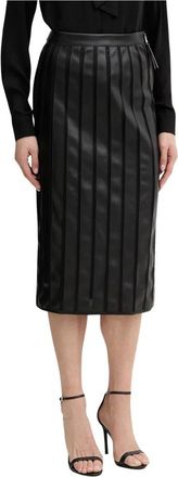 Silvian Heach Smosi Rok - Dames - Kokerrokken - Zwart - 2XL - Polyester - Rokken