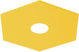 Lumicom Lumicom - River Hex 4x Plaf&oacute;n Monocolor Brillo