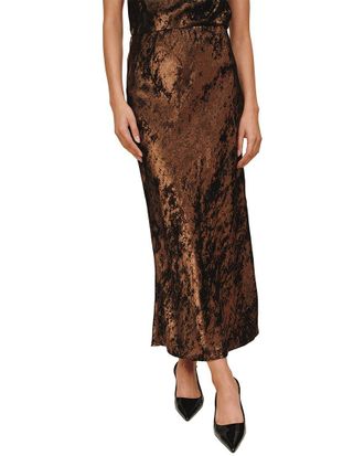 Bella Dahl Side Slit Bias Maxi Skirt