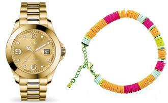 Ice Watch Ice Watch Gift Box - Ice Steel - Classic Gold - M - Multicolour Jewel Dames Horloge Goudkleurig 020908