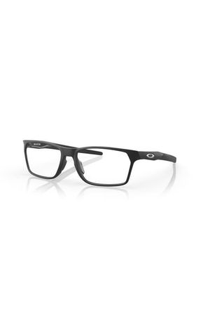 Oakley 57mm Rectangle optical glasses in Black at Nordstrom