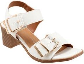 Los Cabos Jazzie Block Heel Sandal in Off White at Nordstrom Rack, Size 9.5-10Us / 40Eu