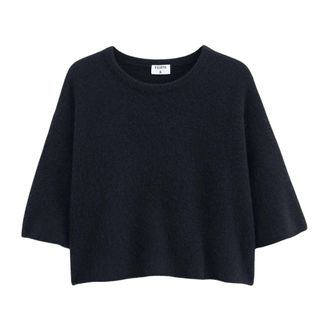 Filippa K Wool Yak Tee - Dames - Truien - Zwart - Maat: XS Wol