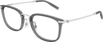 Montblanc Optical Frame - Heren - Brillen - Grijs - 54 MM - Accessoires