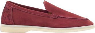 Scarosso Ludovica Premium Loafer - Dames - Loafers - Rood - 39 EU - Su&egrave;de - Schoenen
