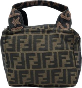 Fendi Pre-owned Canvas Mini Bag - Dames - Vintage Mini Tas - Bruin - ONE Size - Vintage