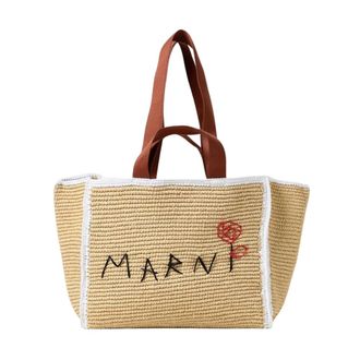 Marni Mujer, Bolsos, Beige, Talla: ONE Size