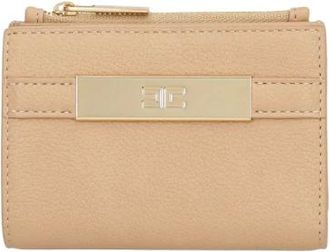 Elisabetta Franchi Accessoires, Dames, Geel, ONE Size, Polyester, Stijlvolle Portemonnees met Goudkleurig Detail