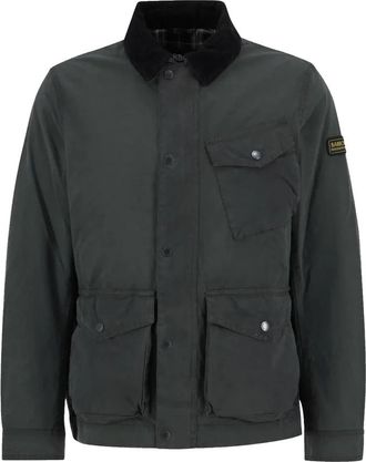 Barbour Drifter Gewaxte Jas Salie - Heren - Zomerjassen - Blauw - S - Katoen - Jassen