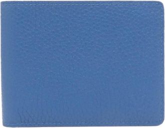 Louis Vuitton Blue Leather Long Bill Wallet (Bi-Fold) (Pre-Owned)