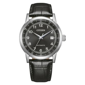 Citizen Mechanical Automatic Black Dial Mens Watch NJ0210-05E